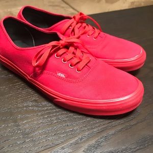 Van authentic lows size 11.5